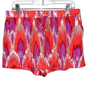 Michael Michael Kors Multicolor Ikat Pattern Summer Beach Shorts Size Large